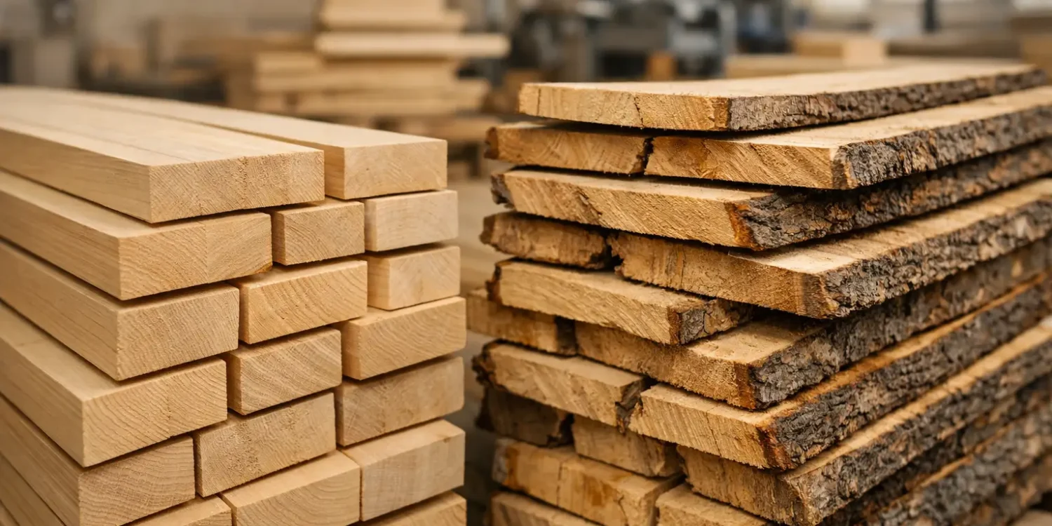 Tarcica obrzynana czy nieobrzynana - co wybrać?
